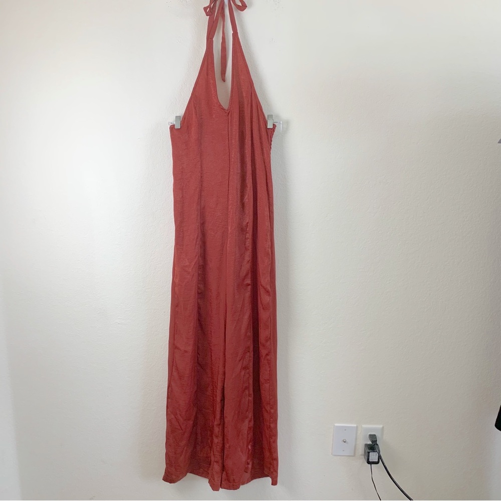 RESA Red Halter Jumpsuit